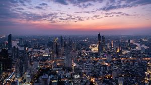 Bangkok view from King Power Mahanakhon