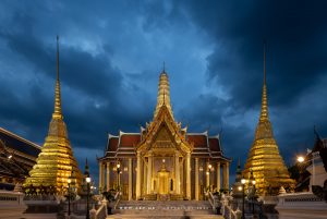 Prasat Phra Dhepbidorn and the Golden Pagoda, Wat Phra Kaew