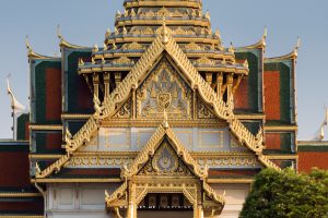 The North Pediment of Chakri Maha Prasat Throne Hall