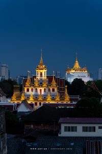 Loha Prasat, Wat Ratchanatdaram & Phukhao Thong, Wat Saket