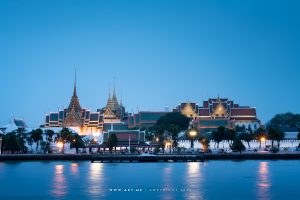 Grand Palace and Chao Phraya River